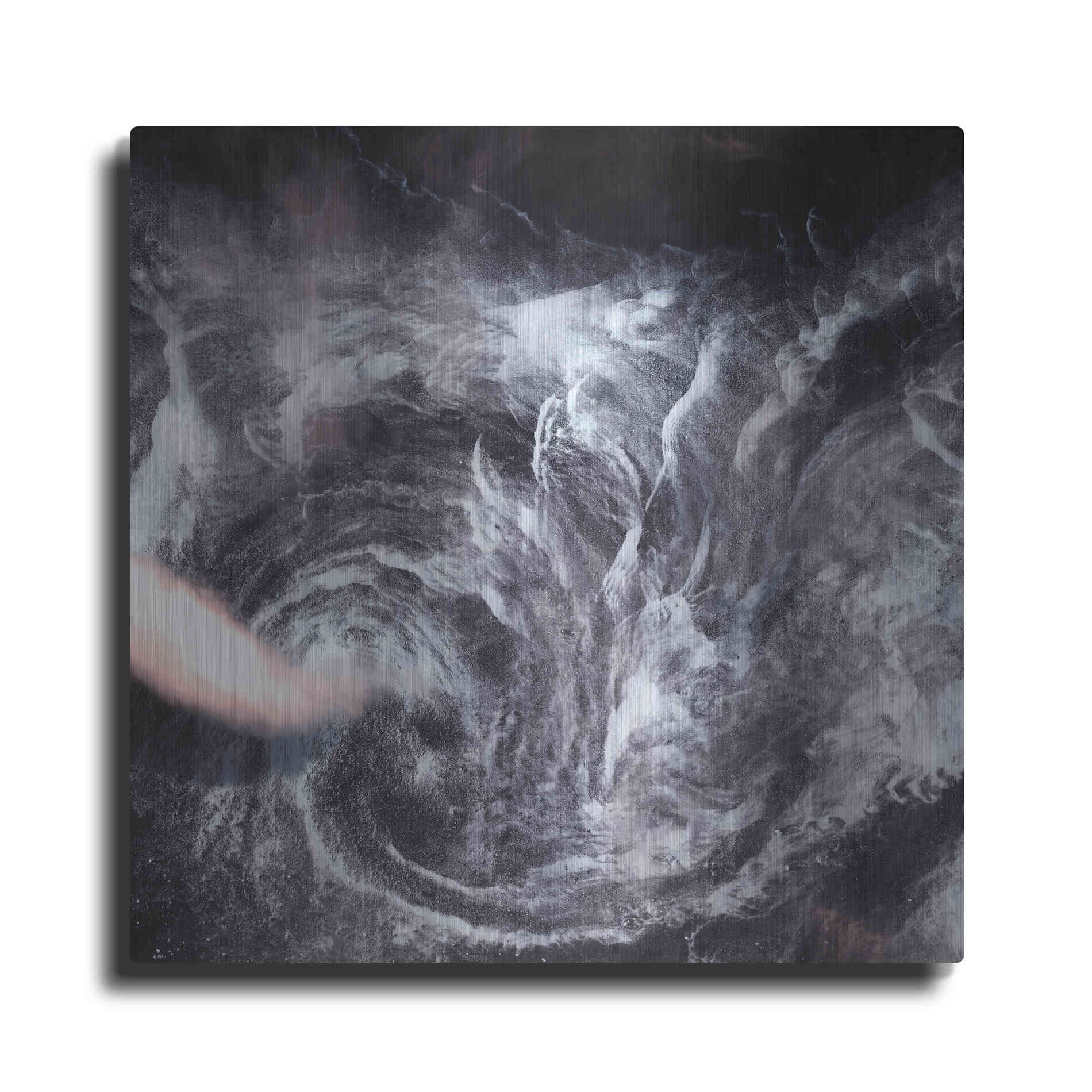 Luxe Metal Art 'Earth as Art: Whirlpool in the Air' Metal Wall Art