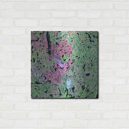 Luxe Metal Art 'Earth as Art: Yellowknife Wetlands' Metal Wall Art,24x24