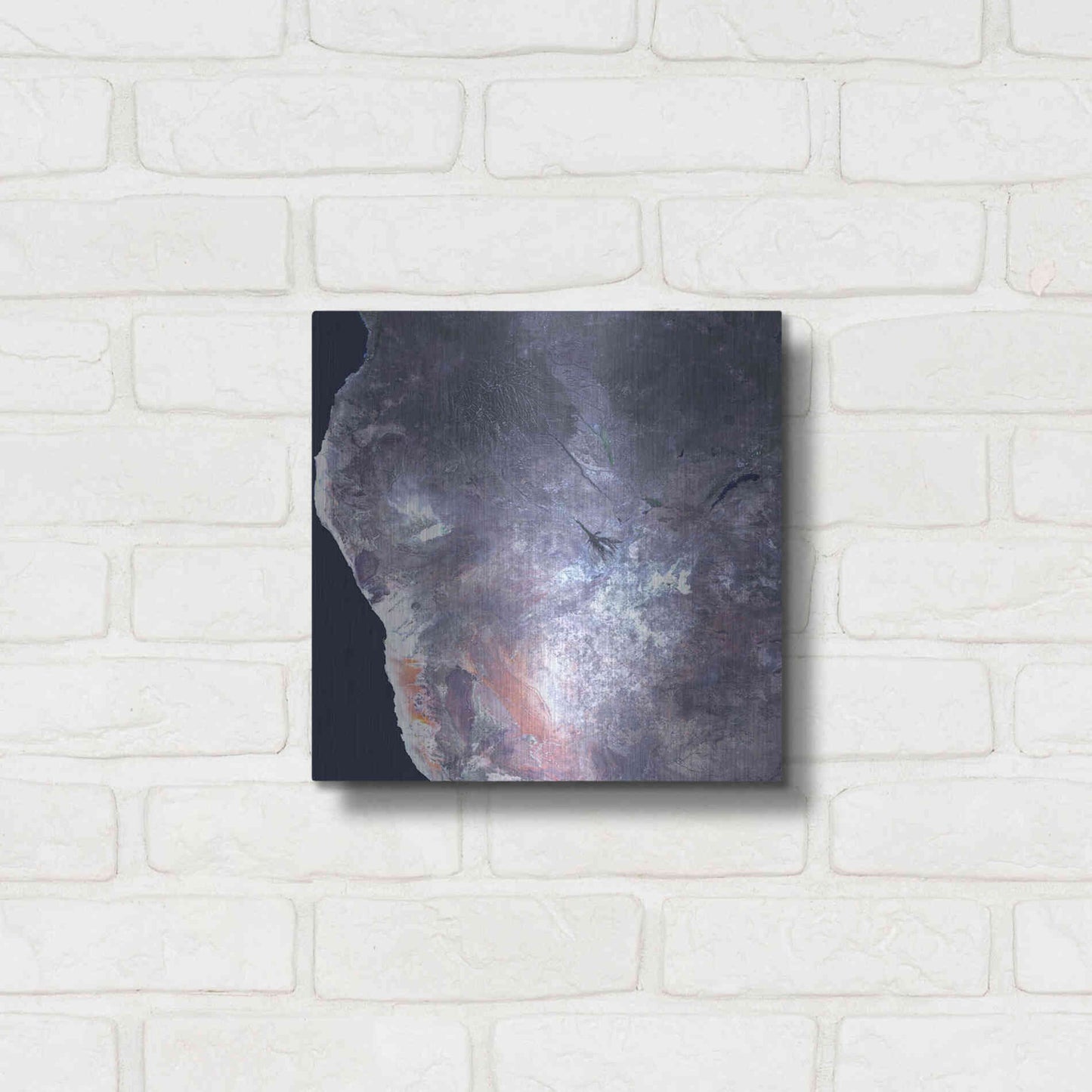 Luxe Metal Art 'Earth as Art: Africa' Metal Wall Art,12x12