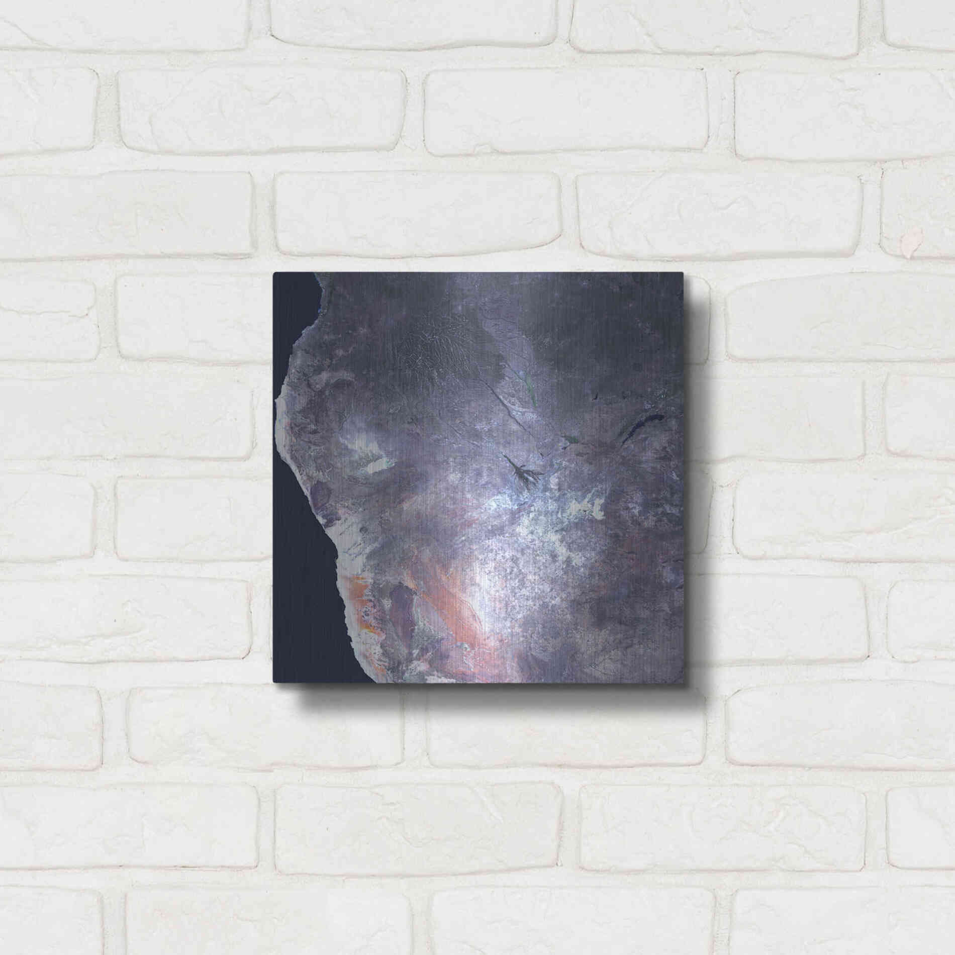 Luxe Metal Art 'Earth as Art: Africa' Metal Wall Art,12x12