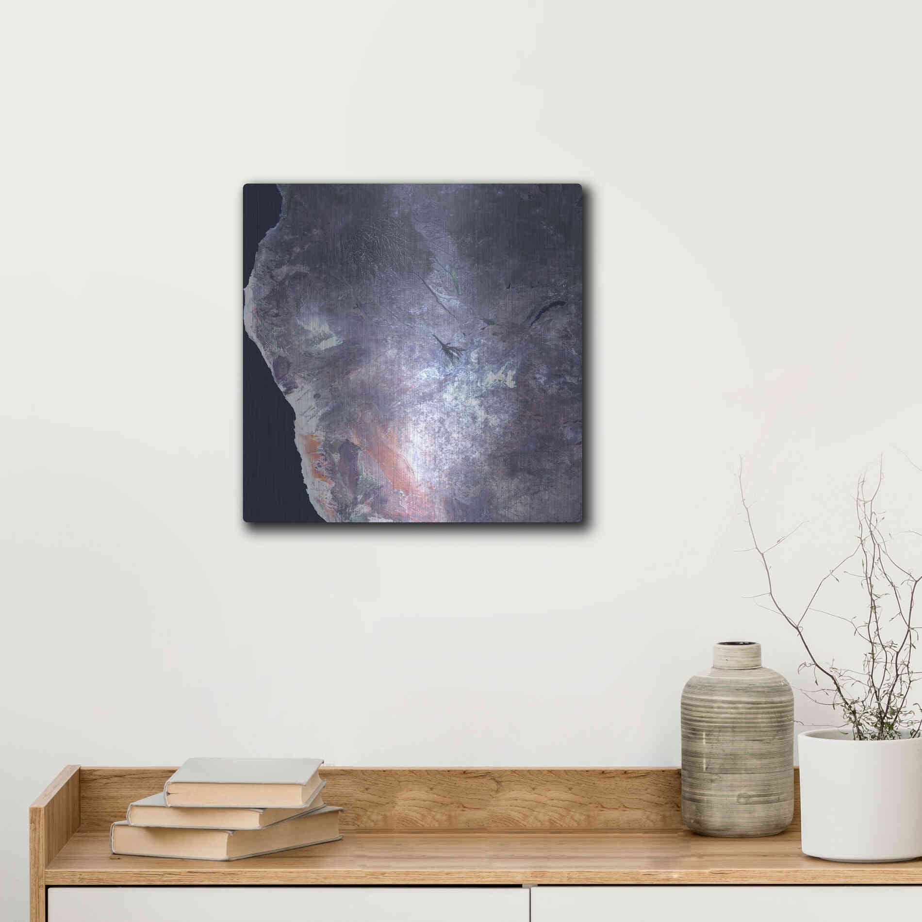 Luxe Metal Art 'Earth as Art: Africa' Metal Wall Art,12x12