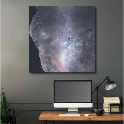 Luxe Metal Art 'Earth as Art: Africa' Metal Wall Art,36x36