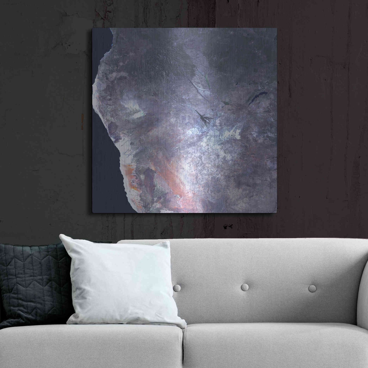 Luxe Metal Art 'Earth as Art: Africa' Metal Wall Art,36x36