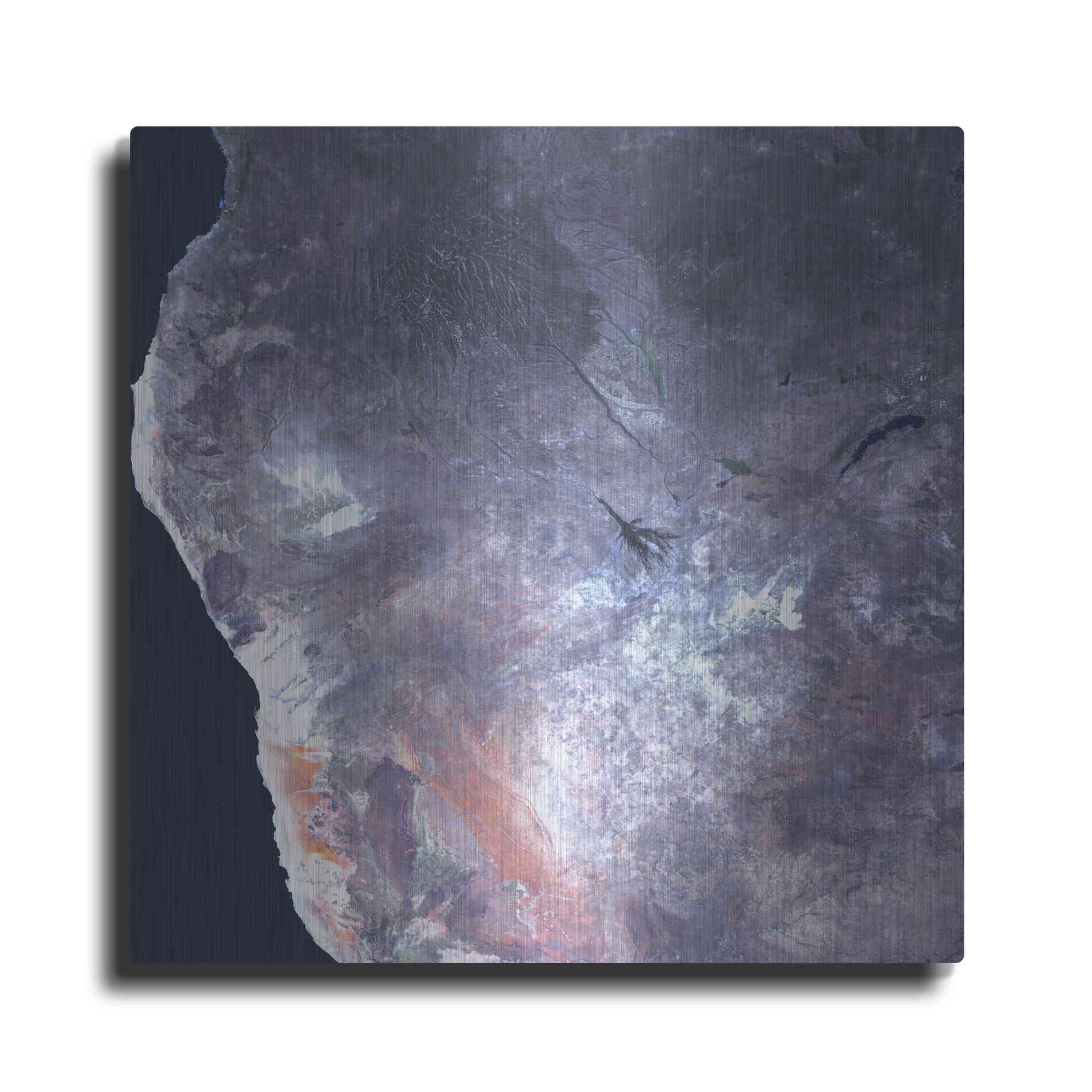 Luxe Metal Art 'Earth as Art: Africa' Metal Wall Art