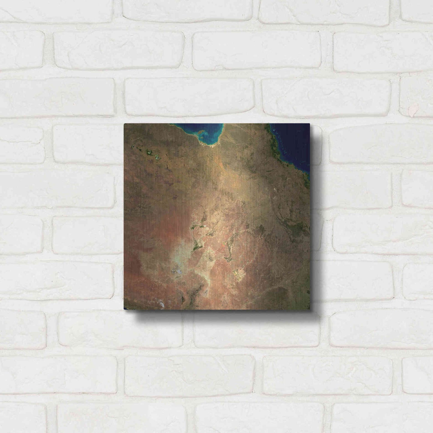 Luxe Metal Art 'Earth as Art: Australia' Metal Wall Art,12x12