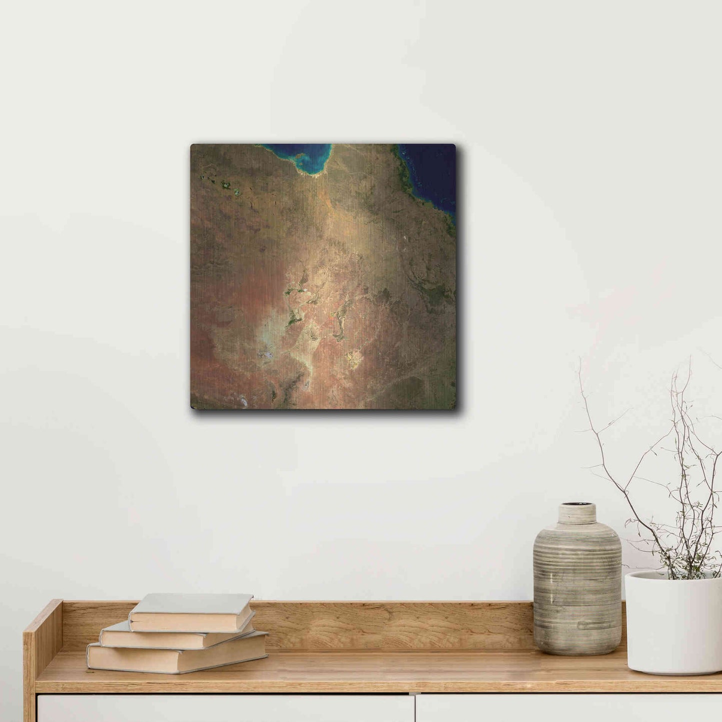 Luxe Metal Art 'Earth as Art: Australia' Metal Wall Art,12x12