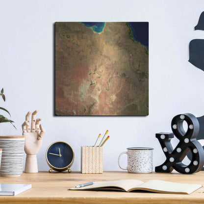 Luxe Metal Art 'Earth as Art: Australia' Metal Wall Art,12x12