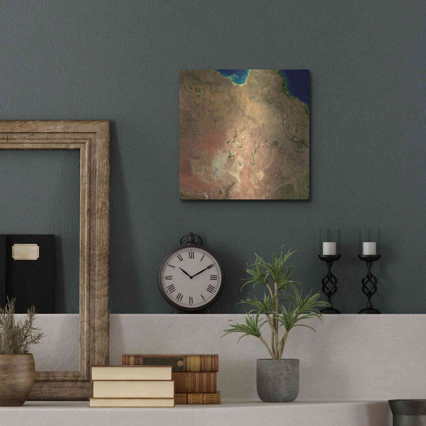 Luxe Metal Art 'Earth as Art: Australia' Metal Wall Art,12x12