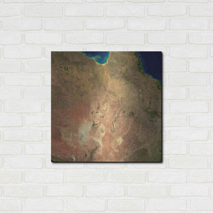 Luxe Metal Art 'Earth as Art: Australia' Metal Wall Art,24x24