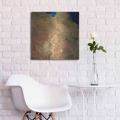 Luxe Metal Art 'Earth as Art: Australia' Metal Wall Art,24x24