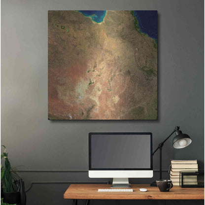 Luxe Metal Art 'Earth as Art: Australia' Metal Wall Art,36x36