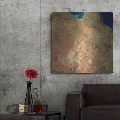 Luxe Metal Art 'Earth as Art: Australia' Metal Wall Art,36x36