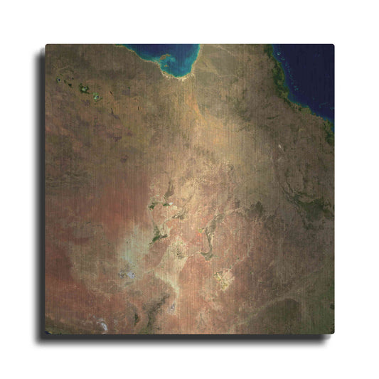 Luxe Metal Art 'Earth as Art: Australia' Metal Wall Art