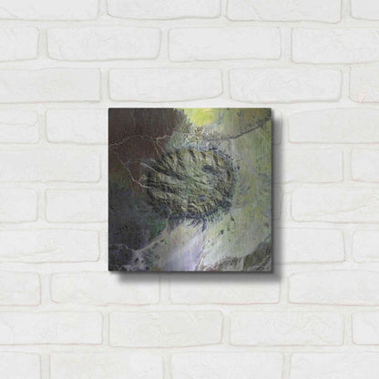 Luxe Metal Art 'Earth as Art: Brandberg Massif' Metal Wall Art,12x12