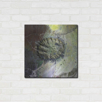 Luxe Metal Art 'Earth as Art: Brandberg Massif' Metal Wall Art,24x24