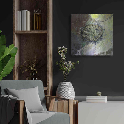 Luxe Metal Art 'Earth as Art: Brandberg Massif' Metal Wall Art,24x24