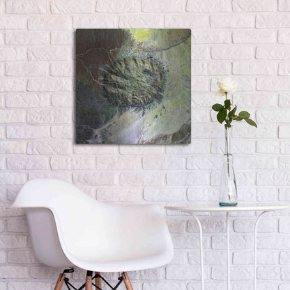 Luxe Metal Art 'Earth as Art: Brandberg Massif' Metal Wall Art,24x24