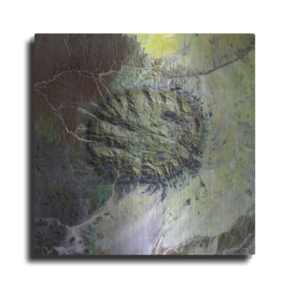 Luxe Metal Art 'Earth as Art: Brandberg Massif' Metal Wall Art