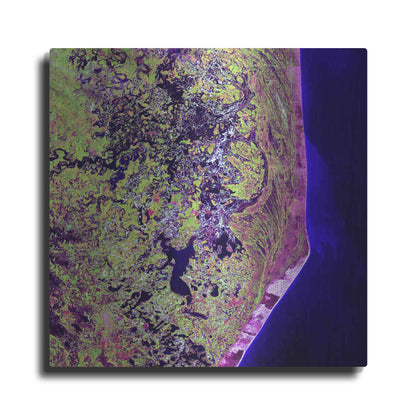Luxe Metal Art 'Earth as Art: Cabo San Antonio' Metal Wall Art