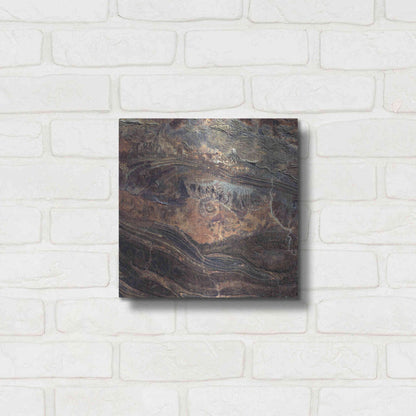 Luxe Metal Art 'Earth as Art: Gosses Bluff' Metal Wall Art,12x12