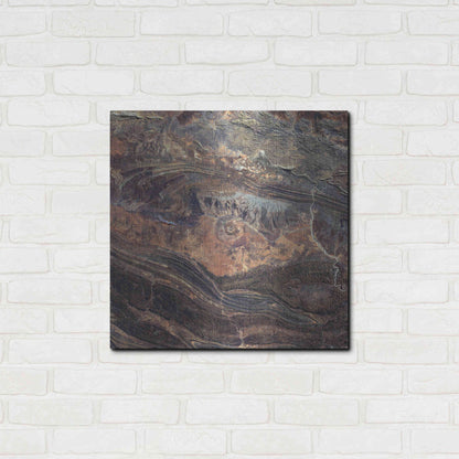 Luxe Metal Art 'Earth as Art: Gosses Bluff' Metal Wall Art,24x24