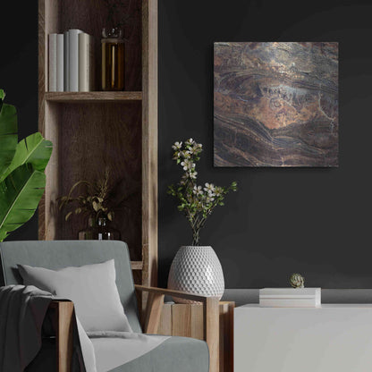 Luxe Metal Art 'Earth as Art: Gosses Bluff' Metal Wall Art,24x24