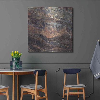 Luxe Metal Art 'Earth as Art: Gosses Bluff' Metal Wall Art,36x36