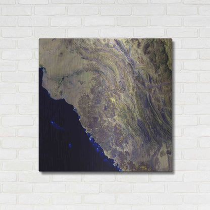 Luxe Metal Art 'Earth as Art: Harrat Al Birk' Metal Wall Art,36x36