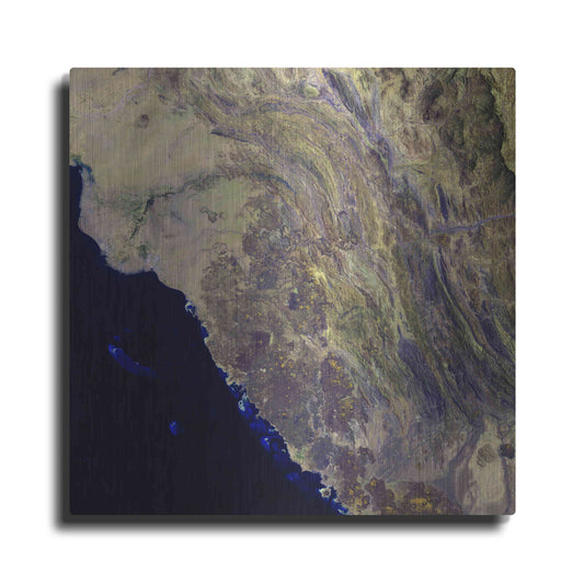 Luxe Metal Art 'Earth as Art: Harrat Al Birk' Metal Wall Art