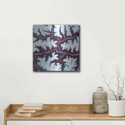 Luxe Metal Art 'Earth as Art: Himalayas' Metal Wall Art,12x12