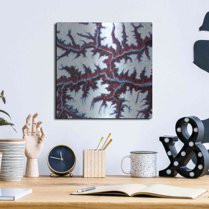 Luxe Metal Art 'Earth as Art: Himalayas' Metal Wall Art,12x12