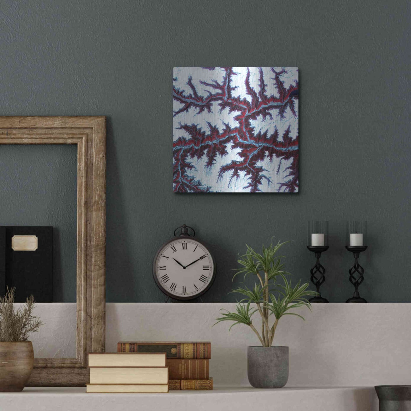 Luxe Metal Art 'Earth as Art: Himalayas' Metal Wall Art,12x12