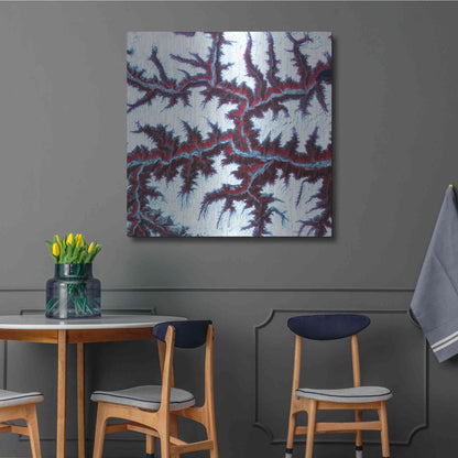 Luxe Metal Art 'Earth as Art: Himalayas' Metal Wall Art,36x36