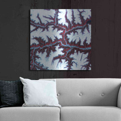 Luxe Metal Art 'Earth as Art: Himalayas' Metal Wall Art,36x36