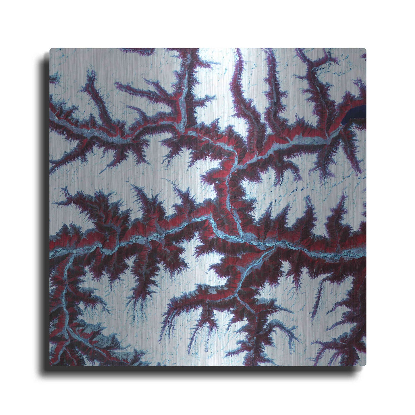 Luxe Metal Art 'Earth as Art: Himalayas' Metal Wall Art