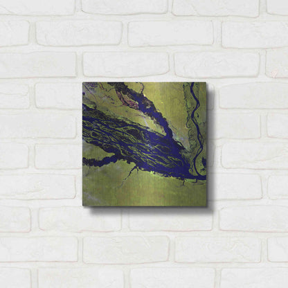 Luxe Metal Art 'Earth as Art: Jau Park' Metal Wall Art,12x12