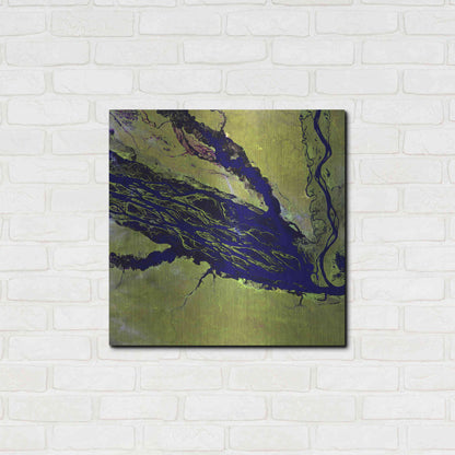 Luxe Metal Art 'Earth as Art: Jau Park' Metal Wall Art,24x24