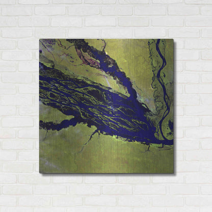 Luxe Metal Art 'Earth as Art: Jau Park' Metal Wall Art,36x36