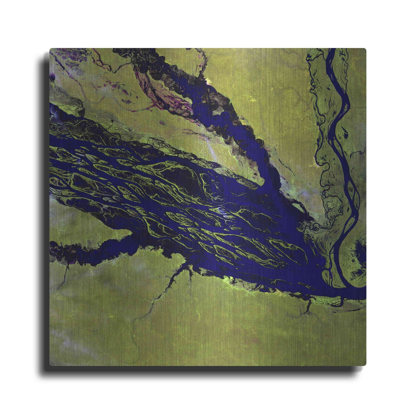 Luxe Metal Art 'Earth as Art: Jau Park' Metal Wall Art