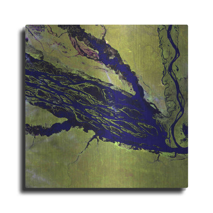 Luxe Metal Art 'Earth as Art: Jau Park' Metal Wall Art