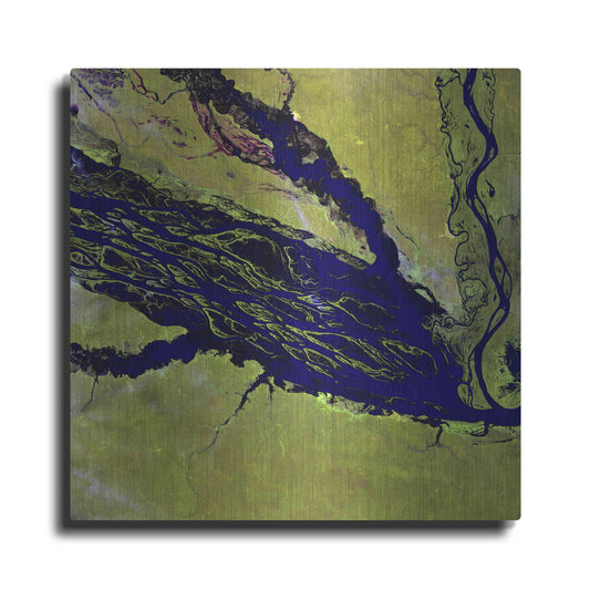 Luxe Metal Art 'Earth as Art: Jau Park' Metal Wall Art