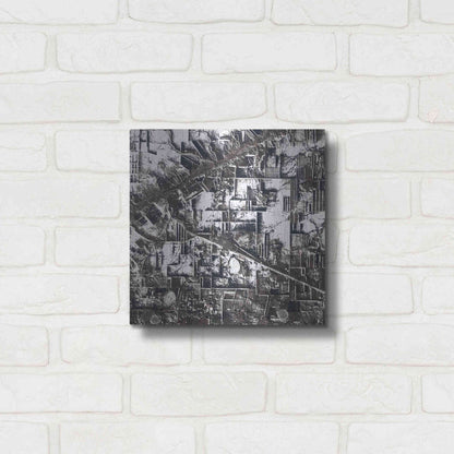 Luxe Metal Art 'Earth as Art: Northern Kazakhstan' Metal Wall Art,12x12