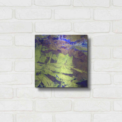 Luxe Metal Art 'Earth as Art: Lake Amadeus' Metal Wall Art,12x12