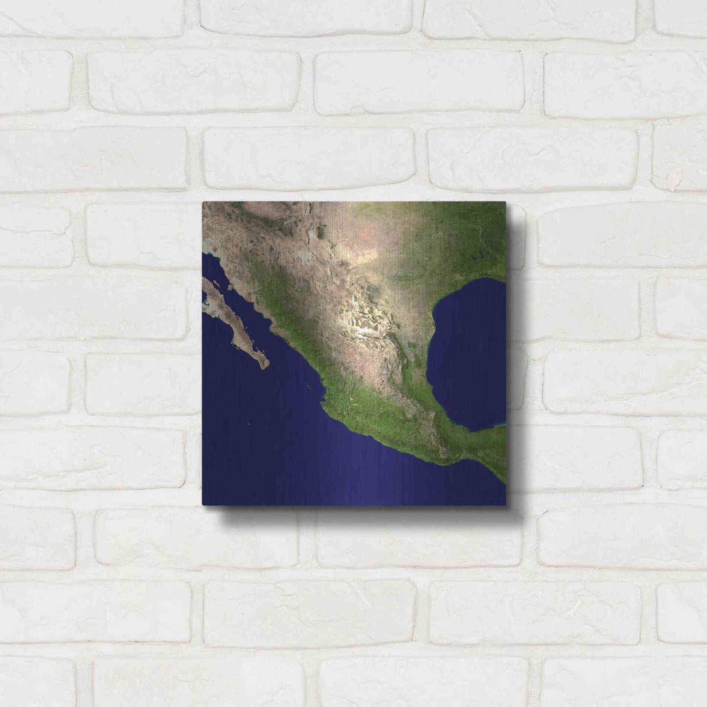 Luxe Metal Art 'Earth as Art: Mexico and Central America' Metal Wall Art,12x12