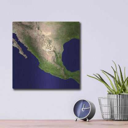 Luxe Metal Art 'Earth as Art: Mexico and Central America' Metal Wall Art,12x12