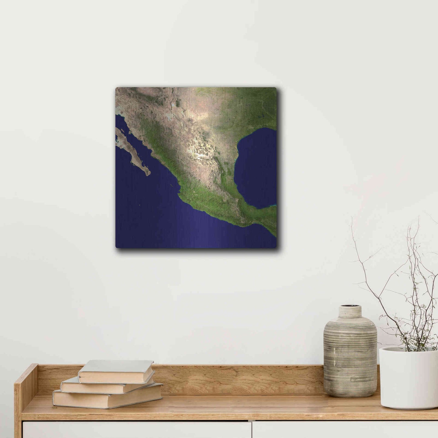 Luxe Metal Art 'Earth as Art: Mexico and Central America' Metal Wall Art,12x12