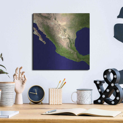 Luxe Metal Art 'Earth as Art: Mexico and Central America' Metal Wall Art,12x12