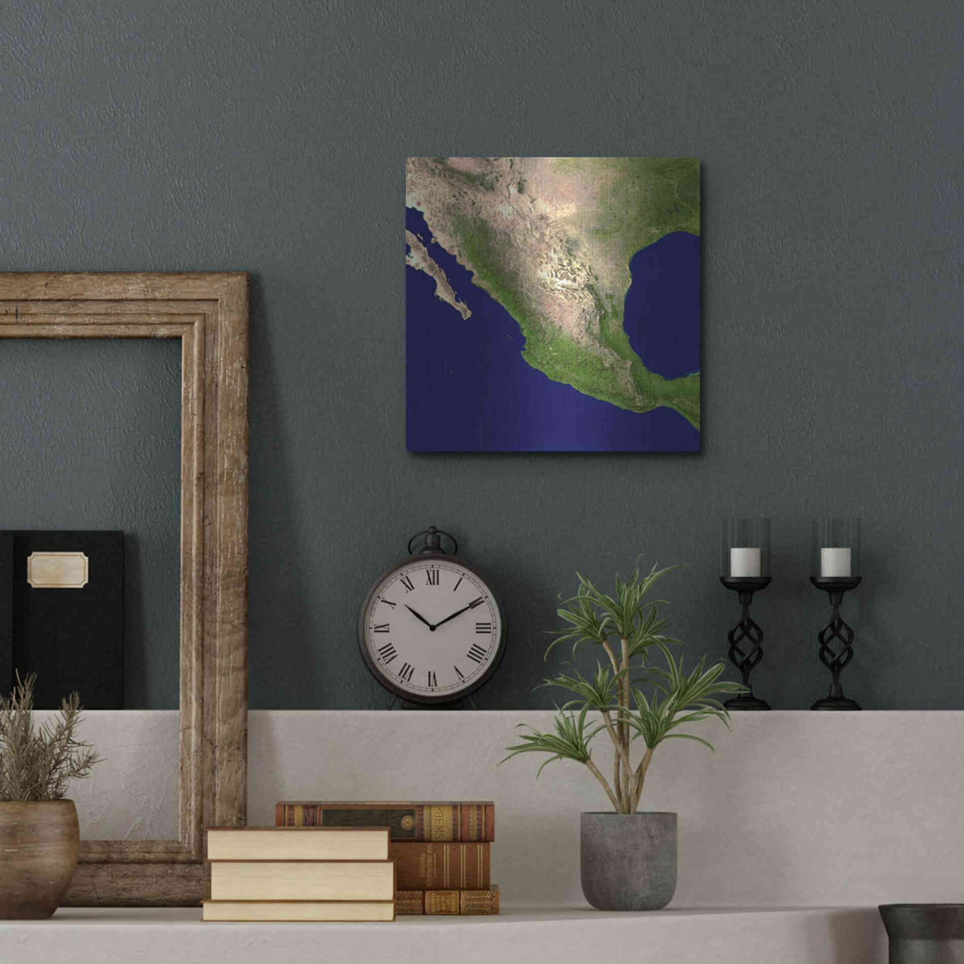 Luxe Metal Art 'Earth as Art: Mexico and Central America' Metal Wall Art,12x12
