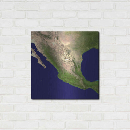 Luxe Metal Art 'Earth as Art: Mexico and Central America' Metal Wall Art,24x24