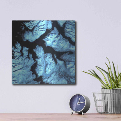 Luxe Metal Art 'Earth as Art: Northern Norway' Metal Wall Art,12x12